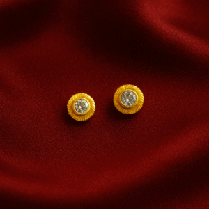 Classic Gold Stone Earrings Type 2