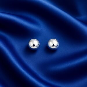 Silver Ball Studs - 10mm