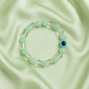 Calm Energy Light Green Bead Bracelet