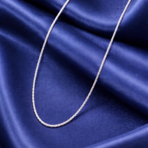 Everyday Slim Rope Men Silver Chain