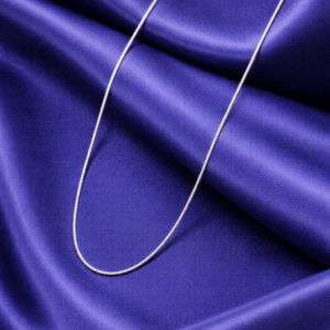 Plain Weave Silver Chain