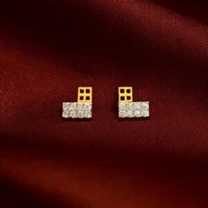 Heart Shine Gold Earrings