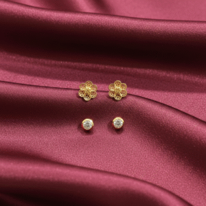 2 In 1 Daily Comfort Gold Earrings