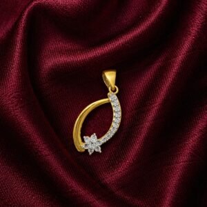 Elegant Aura Gold Pendant