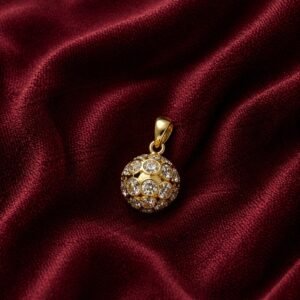Regal Whisper Ball Gold Pendant