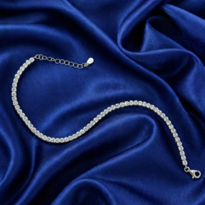 Premium Silver Tennis Bracelet